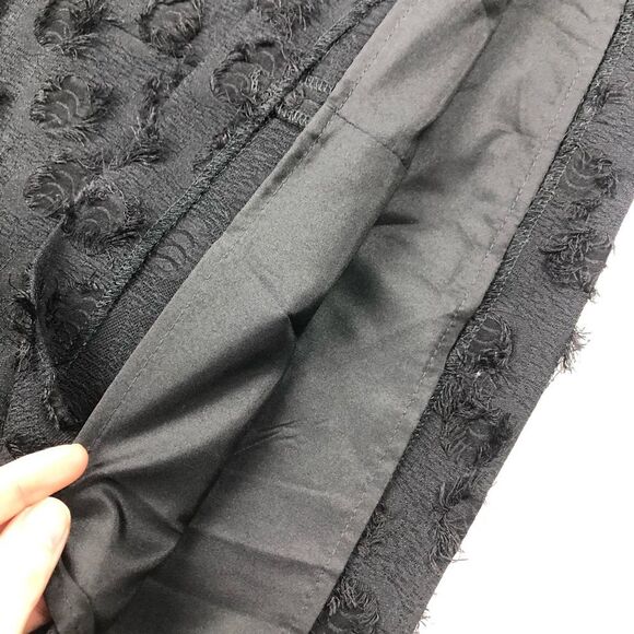NWT Loft Black Eyelash Skirt Women's Size 2 - Picture 3 of 6